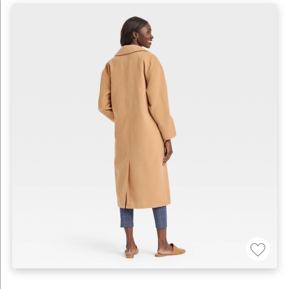Womens Target Wool Camel Color Overcoat - image 1